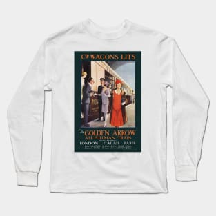 The Golden Arrow Vintage Poster 1925 Long Sleeve T-Shirt